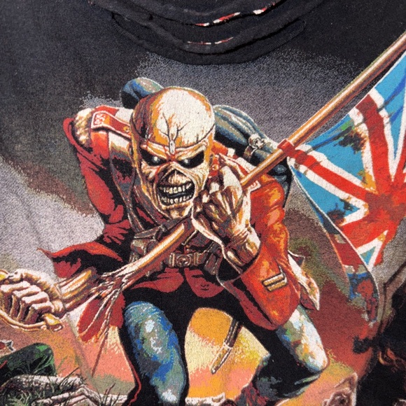 Iron Maiden Black Graphic T-Shirt - Picture 5 of 5